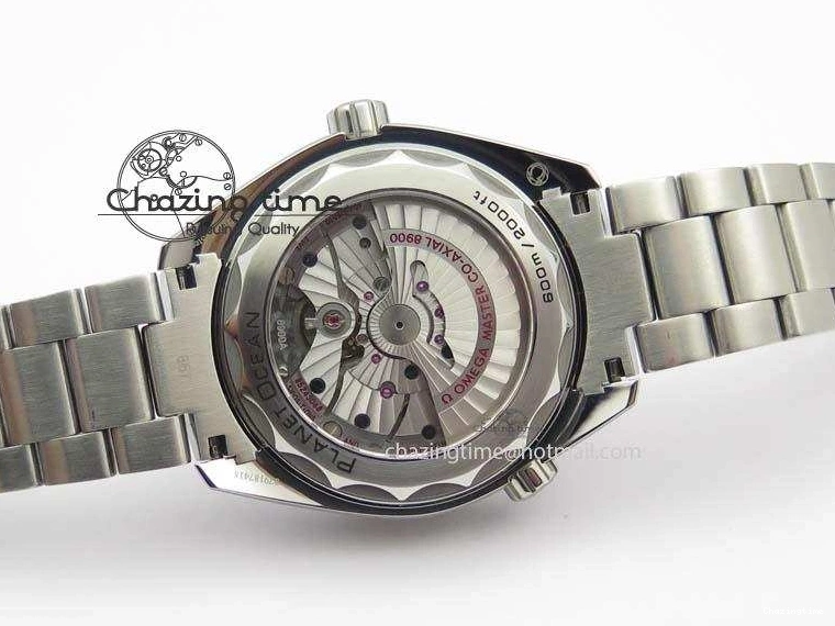 0710 Planet Ocean 2016 43.5mm SS Black Bezel BP 1:1 Best Edition Black Dial On SS Bracelet A GoodFit 8195